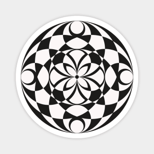 "Kaleidoscope" Mandala Magnet